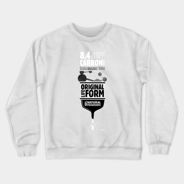 Original Lifeform - Carbon Crewneck Sweatshirt by thisleenoble